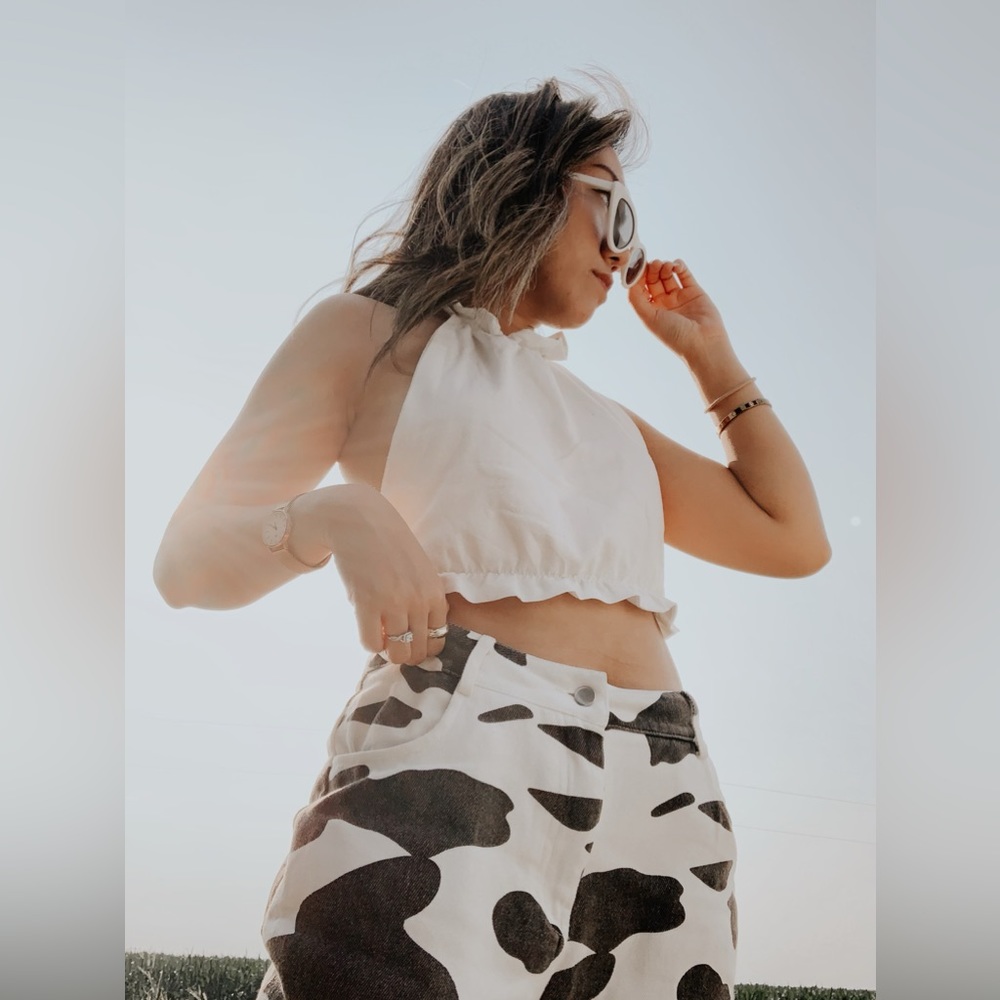 Halter crop top